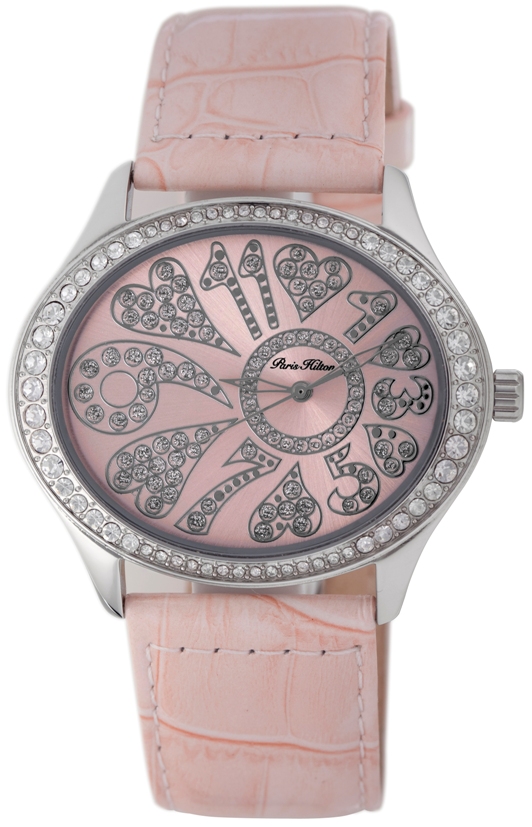 Paris Hilton Ladies 138.5323.60 Oval Collection Pink Dial Fashion Watch